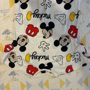 Disney Black and White Mickey Mouse Tee